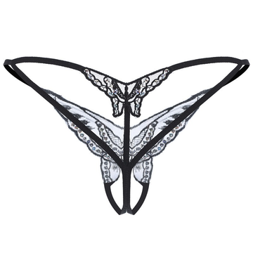 Women's Erotic Butterfly Panties / Low-Waist Strappy Thong Panty / Ladies' Sexy Underwear - EVE's SECRETS